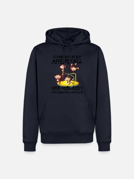 Wir werden dich vermissen - Jobwechsel - Männer Premium Bio Hoodie - Navy