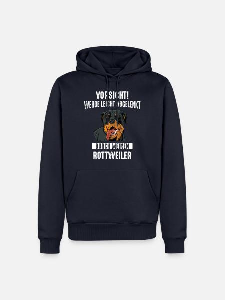Rottweiler Hund - Männer Premium Bio Hoodie - Navy