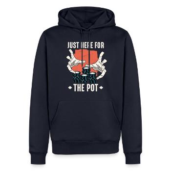 Poker Casino Texas Hold'em Pokerspieler - Männer Premium Bio Hoodie - Navy - Vorne - Nico (187cm)