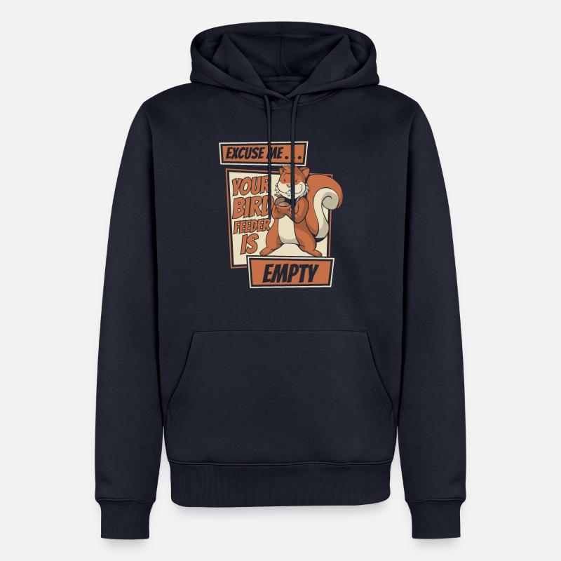 Eichhörnchen Tier - Männer Premium Bio Hoodie - Navy
