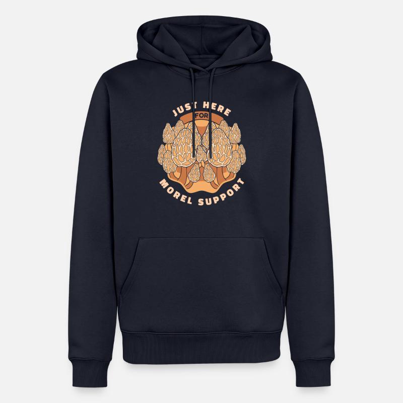 Champignons Champignons Champignon Champignon - Sweat à capuche Premium bio Homme - bleu marine