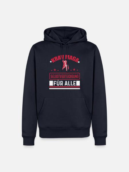 Selbstverteidigung für alle. - Männer Premium Bio Hoodie - Navy