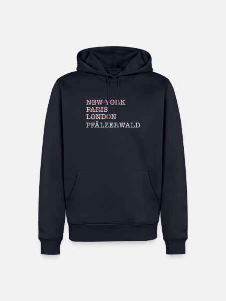 Pfalz Pfälzer Rheinland Pfalz - Männer Premium Bio Hoodie - Navy
