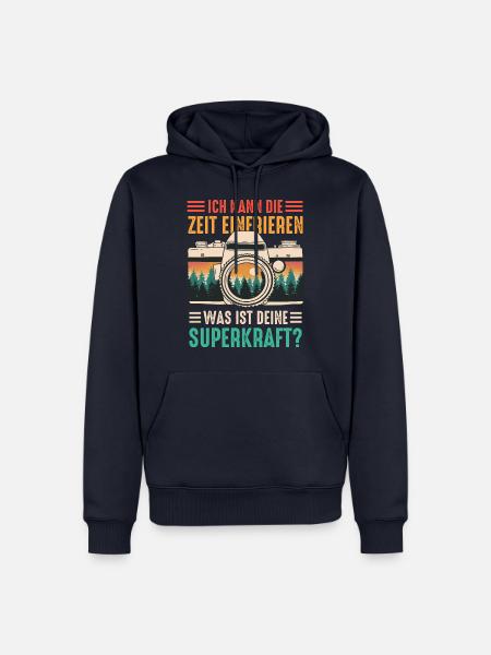 Fotograf Fotografie - Männer Premium Bio Hoodie - Navy