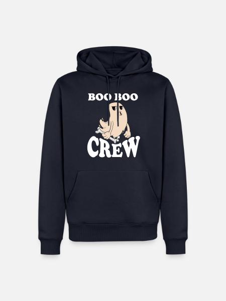 Ghost Boo Boo Crew - Männer Premium Bio Hoodie - Navy