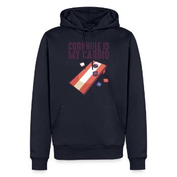 Pickleball Schläger Pickle Ball I Dont Alway Play - Männer Premium Bio Hoodie - Navy - Vorne - Nico (187cm)
