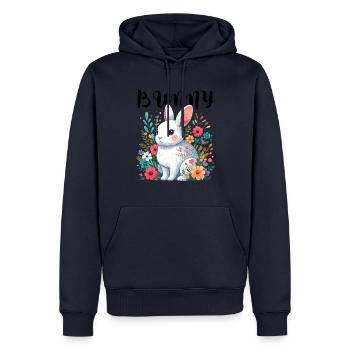 Bunny Bunny Bunny Easter Bunny Easter Spring Child - Men’s Premium Organic Hoodie - navy - Front - Nico (187cm)