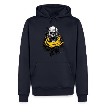 Dortmund Fußball Fußball Ultras Fan - Männer Premium Bio Hoodie - Navy - Vorne - Nico (187cm)