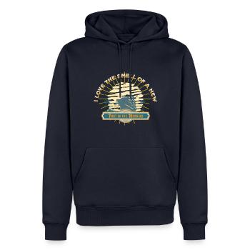 Kreuzfahrt Kreuzfahrtschiff Boot Urlaub Reise - Männer Premium Bio Hoodie - Navy - Vorne - Nico (187cm)