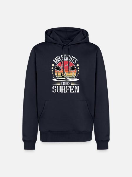 Windsurfen Windsurfer Windsurf - Männer Premium Bio Hoodie - Navy