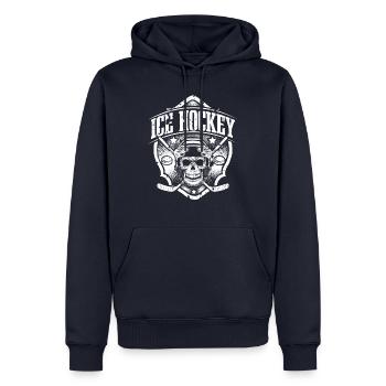 Eishockey Ice Hockey - Men’s Premium Organic Hoodie - navy - Front - Nico (187cm)