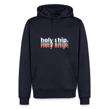 Kreuzfahrt Kreuzfahrtschiff Urlaub Reise Boot - Männer Premium Bio Hoodie - Navy - Vorne - Nico (187cm)