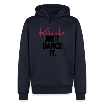 Kizomba. Just Dance It. - Kizomba Dance Shirt - Männer Premium Bio Hoodie - Navy - Vorne - Nico (187cm)