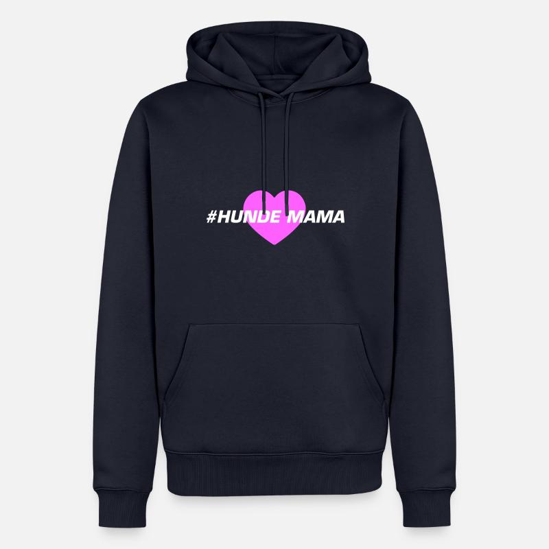 Hunde Mama - Männer Premium Bio Hoodie - Navy