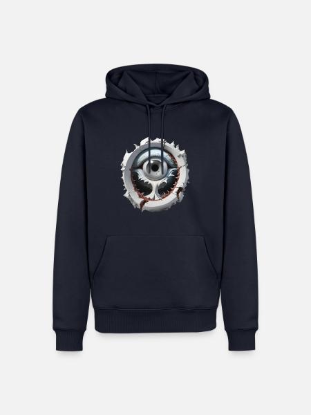 The magic eye - Männer Premium Bio Hoodie - Navy