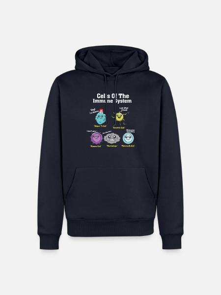 Biologie Labortechniker Biologie Biologen - Männer Premium Bio Hoodie - Navy