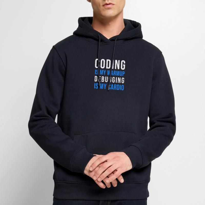 Funny Programmer Saying Coding Computer Science Men’s Premium Organic Hoodie