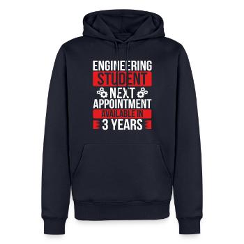 Engineering Student Study Engineering School - Männer Premium Bio Hoodie - Navy - Vorne - Nico (187cm)