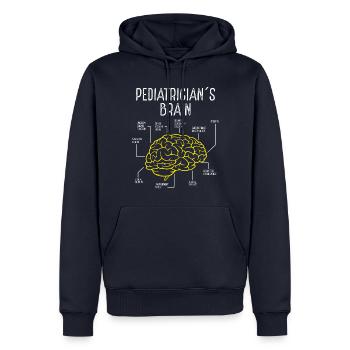 Pediatrician Children Pediatrician Stehtoscope - Männer Premium Bio Hoodie - Navy - Vorne - Nico (187cm)