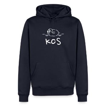 Kos Griechenland Urlaub Flamingo Reise Souvenir - Männer Premium Bio Hoodie - Navy - Vorne - Nico (187cm)
