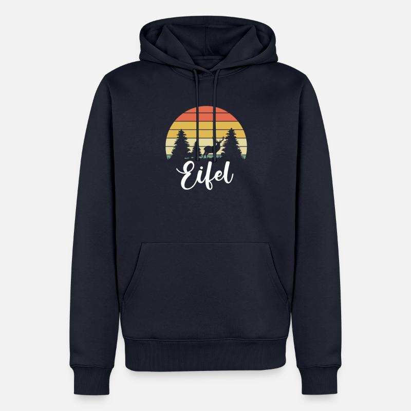 Eifelkind Eifel Heimat Eifelkinder - Männer Premium Bio Hoodie - Navy