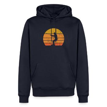 Kitesurfing Kitesurf Kiteboard Geschenk - Männer Premium Bio Hoodie - Navy - Vorne - Nico (187cm)