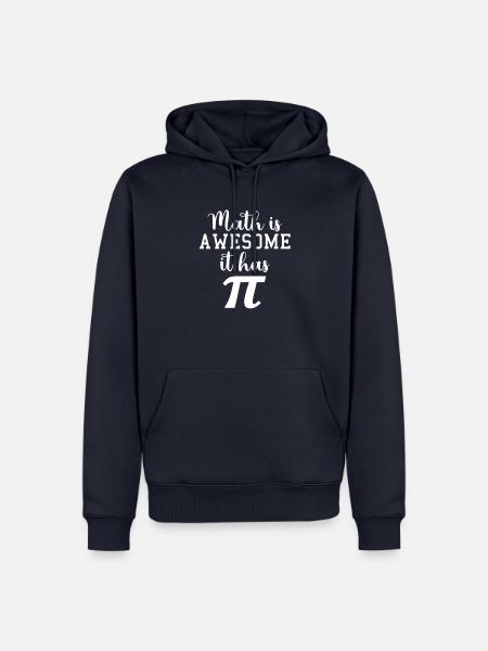 Math Mathematician Teacher Student - Men’s Premium Organic Hoodie - navy