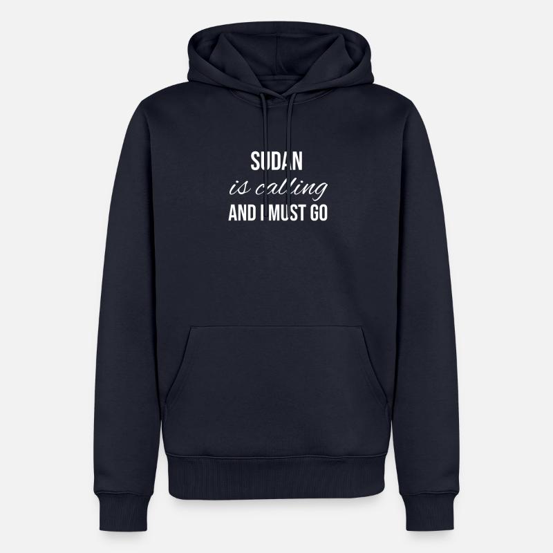 Sudan - Männer Premium Bio Hoodie - Navy