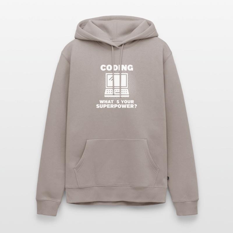 Coding Programmer Coder Software Developer Men’s Premium Organic Hoodie