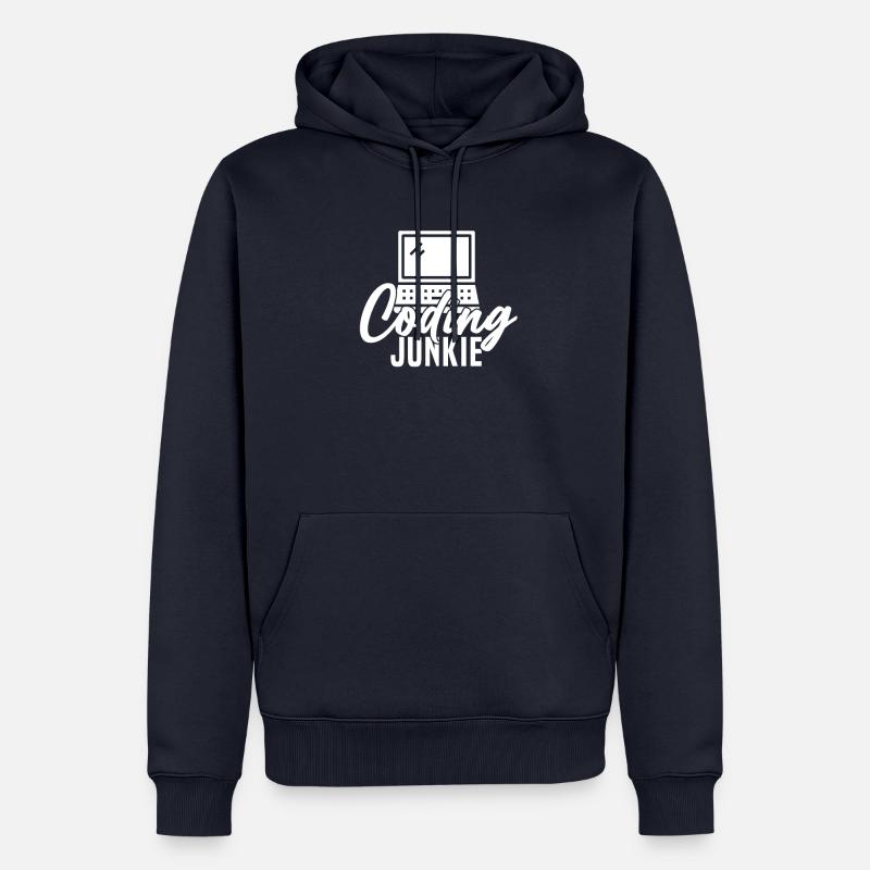 Programmierer Coding Entwickler Informatik - Männer Premium Bio Hoodie - Navy