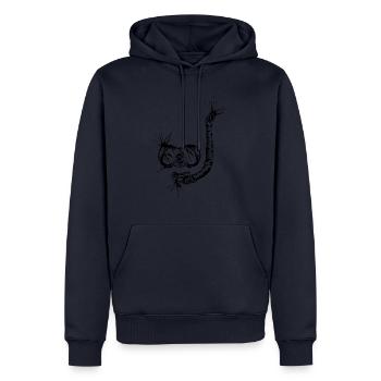 Schnorcheln Tauchen - Männer Premium Bio Hoodie - Navy - Vorne - Nico (187cm)