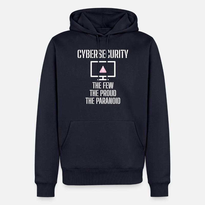 Cybersecurity - IT-Sicherheit Informatiker - Männer Premium Bio Hoodie - Navy