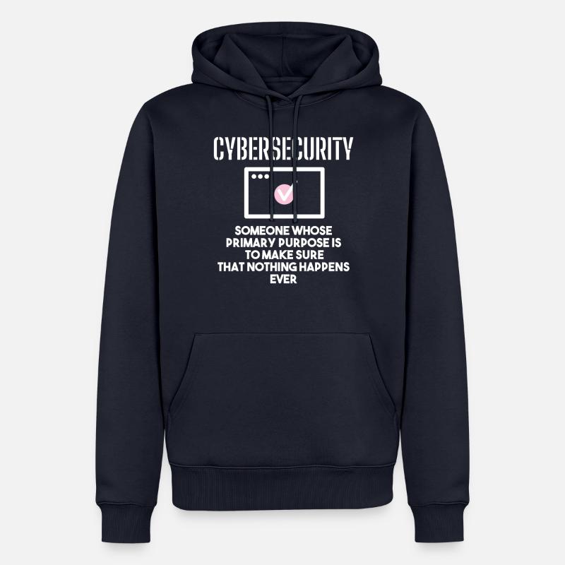Cybersecurity - IT Security Computer Scientists - Men’s Premium Organic Hoodie - navy