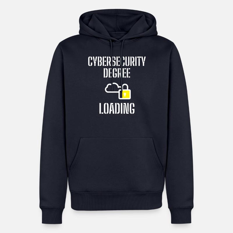 Cybersecurity - IT-Sicherheit Informatiker - Männer Premium Bio Hoodie - Navy