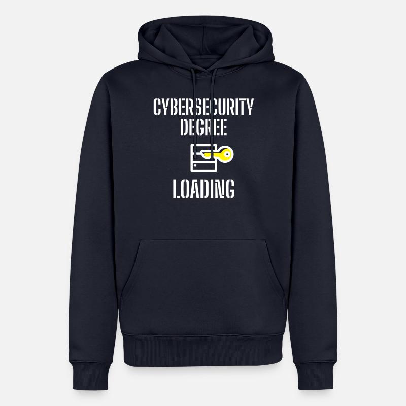 Cybersecurity - IT-Sicherheit Informatiker - Männer Premium Bio Hoodie - Navy