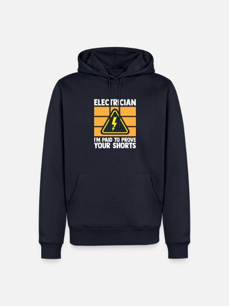 Elektroniker Elektriker Elektrotechniker - Männer Premium Bio Hoodie - Navy