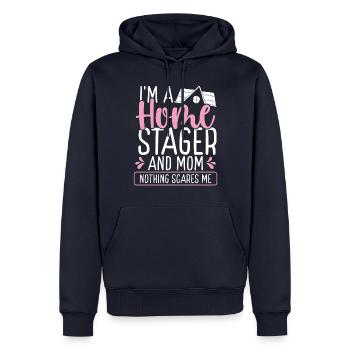 Home Staging Mom Mothers Day Mama Stager - Männer Premium Bio Hoodie - Navy - Vorne - Nico (187cm)