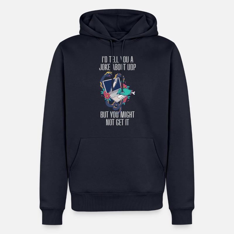 Cybersecurity - IT-Sicherheit Informatiker - Männer Premium Bio Hoodie - Navy