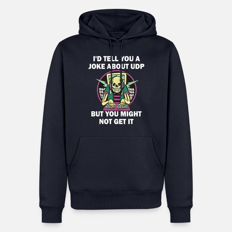 Cybersecurity - IT-Sicherheit Informatiker - Männer Premium Bio Hoodie - Navy