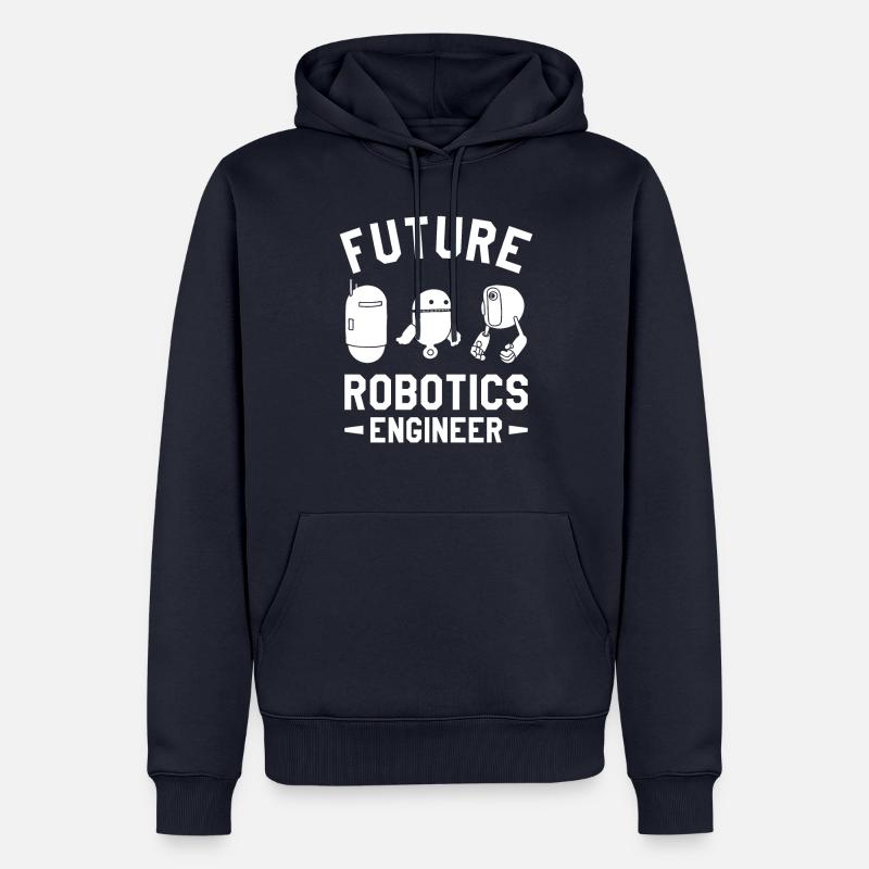 Future Robotics Engineer Science Engineering - Men’s Premium Organic Hoodie - navy