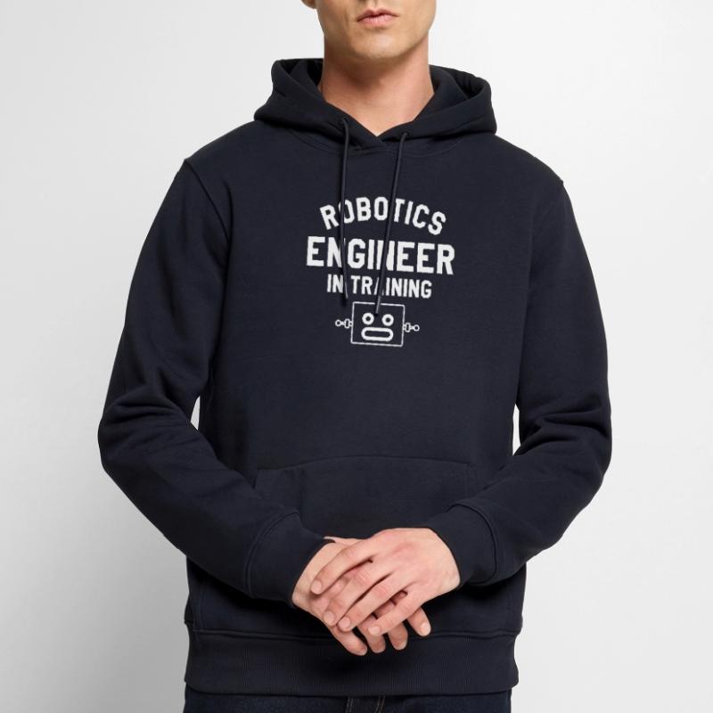Robotics Engineer In Training Science Engineering Men’s Premium Organic Hoodie