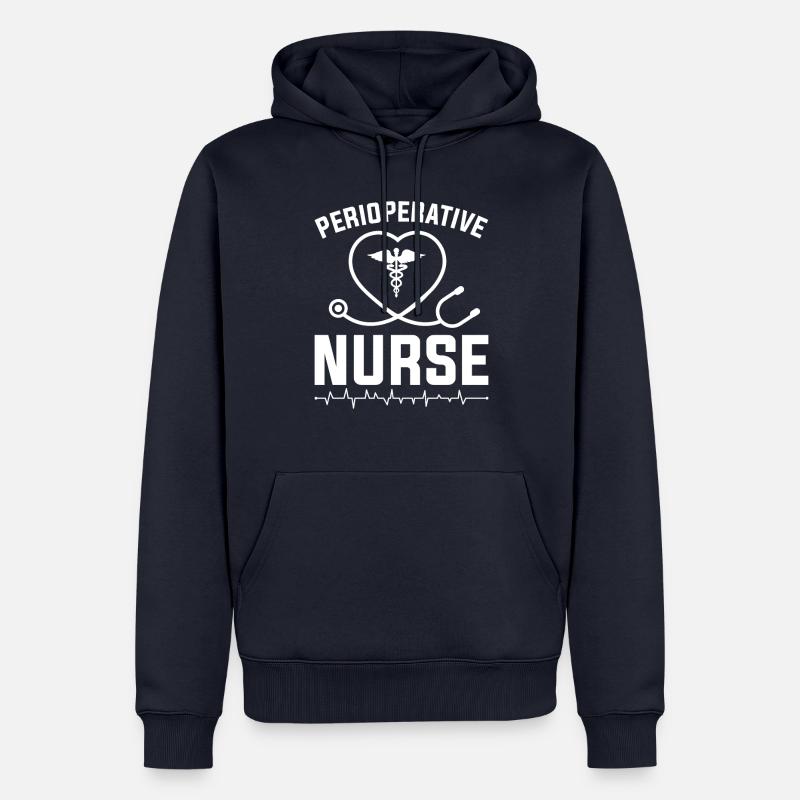 Perioperative Krankenschwester OP-Krankenschwestern ODER - Männer Premium Bio Hoodie - Navy