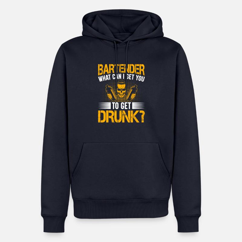 Kellnerin Barkeeper Kellner Barkeeper - Männer Premium Bio Hoodie - Navy