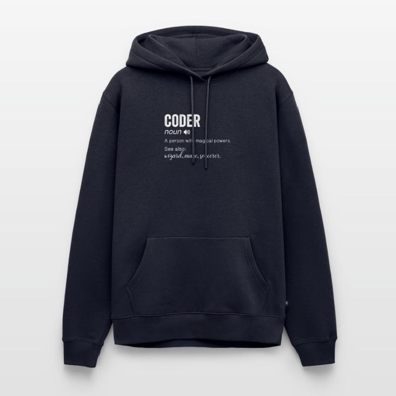 Programming Developer IT Admin Programmer Coding Men’s Premium Organic Hoodie