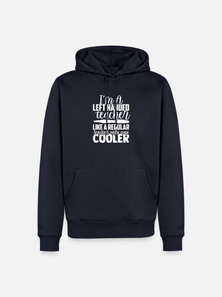 Linkshänder Linkshänder - Männer Premium Bio Hoodie - Navy