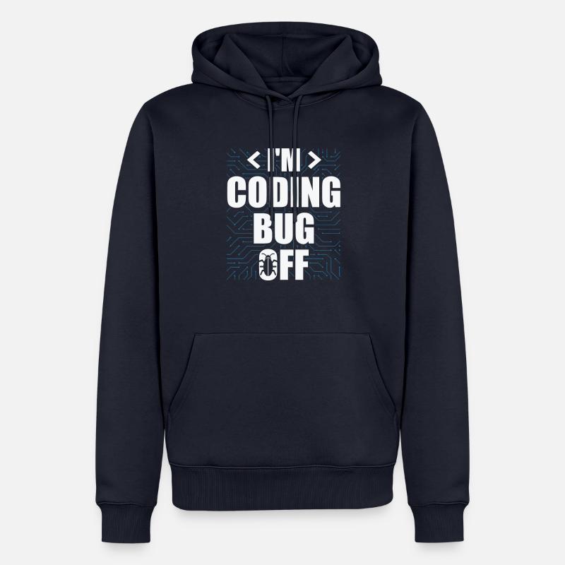 Informatik Admin Programmierer IT-Programmierer - Männer Premium Bio Hoodie - Navy