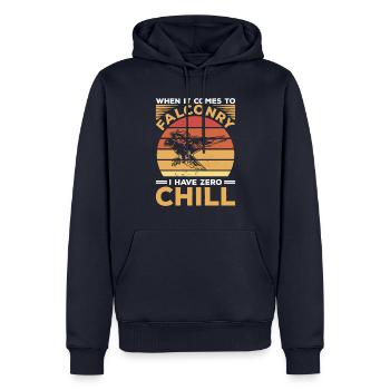 Ich bin die verrückte Reha-Krankenschwester, vor der sie dich gewarnt haben RN - Männer Premium Bio Hoodie - Navy - Vorne - Nico (187cm)
