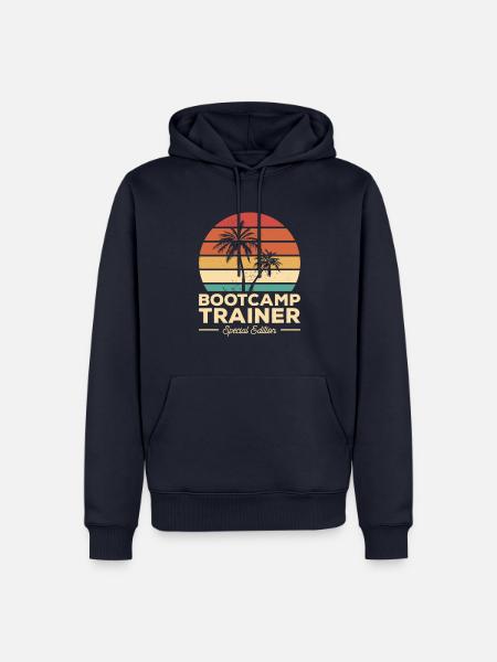 Vintage Bootcamp Trainer Special Edition Training - Männer Premium Bio Hoodie - Navy