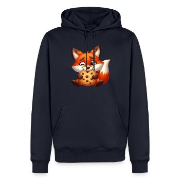 Rotfuchs Cookie Süßigkeit Nachtisch Keks - Männer Premium Bio Hoodie - Navy - Vorne - Nico (187cm)
