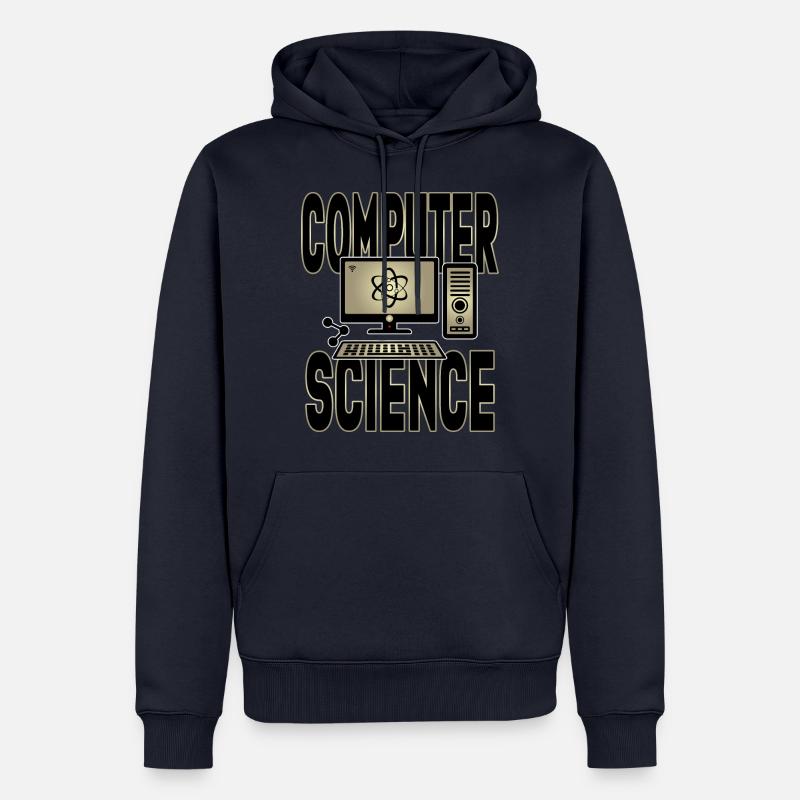 Computer Science-It, informatik - Männer Premium Bio Hoodie - Navy